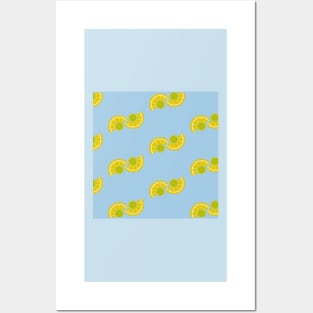 lime and lemon Posters and Art